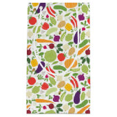 Nahrung auf einem weißen Hintergrund Kleine Geschenktüte (Vorderseite)