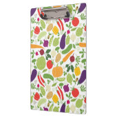 Nahrung auf einem weißen Hintergrund Klemmbrett (Links)