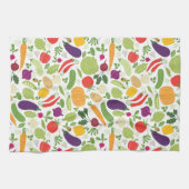 Nahrung auf einem weißen Hintergrund Küchentuch (Horizontal)