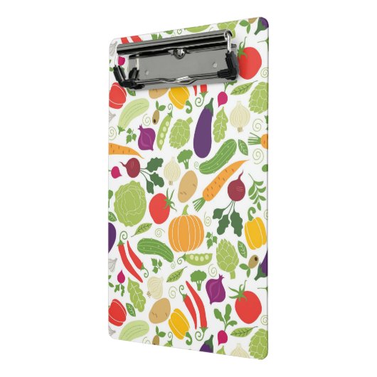 Nahrung auf einem weißen Hintergrund Mini Klemmbrett (Gewinkelt2)