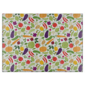 Nahrung auf einem weißen Hintergrund Schneidebrett (Vorderseite)