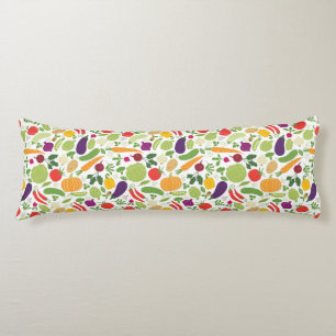 Nahrung auf einem weißen Hintergrund Seitenschläferkissen