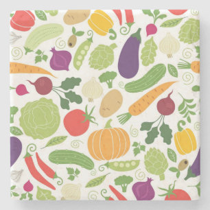 Nahrung auf einem weißen Hintergrund Steinuntersetzer