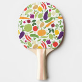 Nahrung auf einem weißen Hintergrund Tischtennis Schläger (Vorderseite)