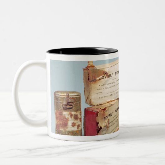 Nahrung genommen auf Scotts antarktischer Zweifarbige Tasse (Links)