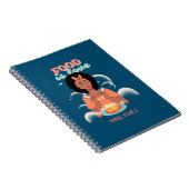 Nahrung ist Liebe sichtbar gemacht Notizblock (Rechte Seite)