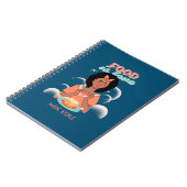 Nahrung ist Liebe sichtbar gemacht Notizblock (Linke Seite)