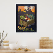 Nahrung ist Munition Poster (Küche)