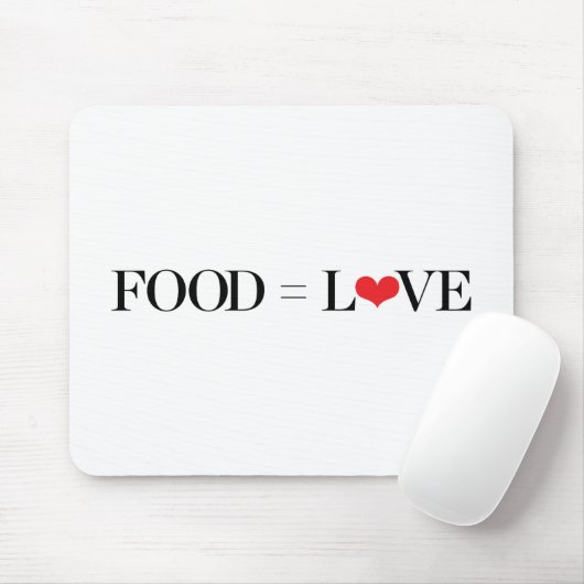 Nahrung = Liebe Mousepad (Mit Mouse)