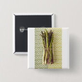 Nahrung, Nahrung und Getränk, Gemüse, Spargel, Button (Vorne & Hinten)