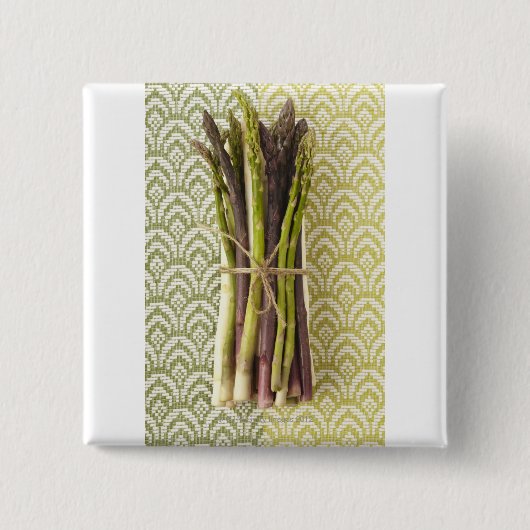 Nahrung, Nahrung und Getränk, Gemüse, Spargel, Button (Vorderseite)