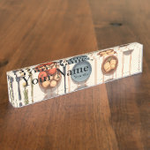 Nahrung Namensplakette (Seite)