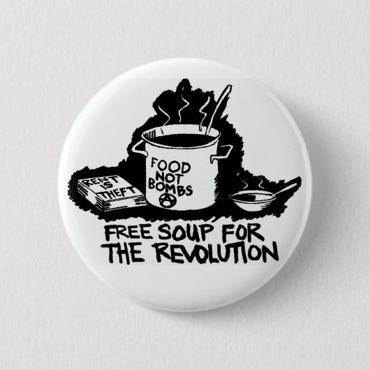 Nahrung nicht bombardiert Knopf Button (Vorderseite)