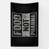 Nahrung nicht Pharma Natürliche Bio Ernährung Banner (Vertikal)