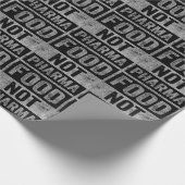 Nahrung nicht Pharma Natürliche Bio Ernährung Geschenkpapier (Ecke)