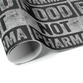 Nahrung nicht Pharma Natürliche Bio Ernährung Geschenkpapier (Rolleneckpunkt)