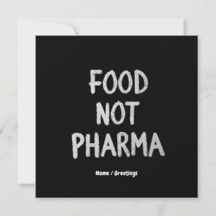Nahrung nicht Pharma Natürliche Bio Ernährung gesu Einladung