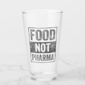 Nahrung nicht Pharma Natürliche Bio Ernährung Glas (Vorderseite)