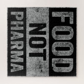 Nahrung nicht Pharma Natürliche Bio Ernährung Puzzle (Horizontal)