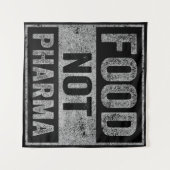 Nahrung nicht Pharma Natürliche Bio Ernährung Wandteppich (Vorderseite (Horizontal))