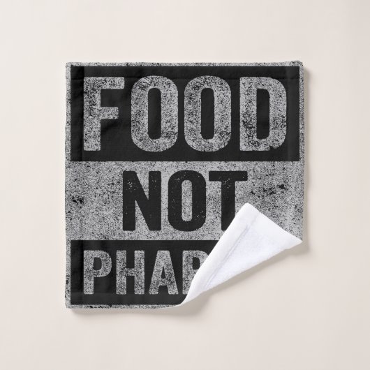 Nahrung nicht Pharma Natürliche Bio Ernährung Waschlappen (Waschlappen)