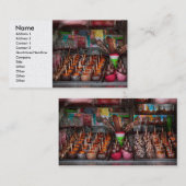 Nahrung - Süßigkeit - Schokolade bedeckte alles Visitenkarte (Vorne/Hinten)