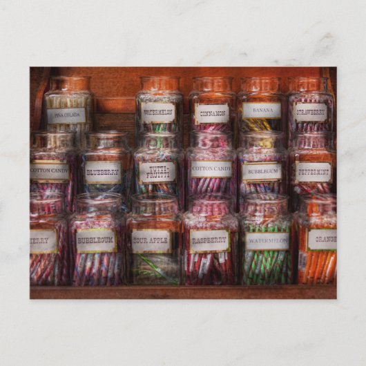 Nahrung - Süßigkeiten - Penny Candy Postkarte (Vorderseite)