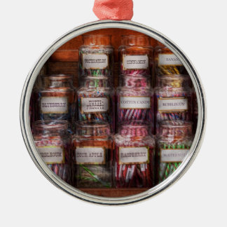Nahrung - Süßigkeiten - Penny Candy Silbernes Ornament