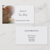 Nahrung u. Getränk 1 Visitenkarte (Vorne/Hinten)