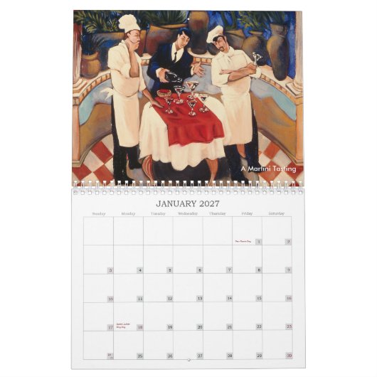 Nahrung u. Wein | die Malereien von Andrea… Kalender (Jan 2027)