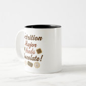 Nahrungs-bedeutende Schokolade Zweifarbige Tasse (Vorderseite Links)