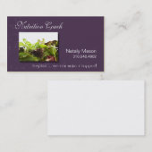 "Nahrungs-Trainer-" gesunde Ernährung, Visitenkarte (Vorne/Hinten)