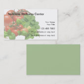 Nahrungs-Visitenkarten Visitenkarte (Vorne/Hinten)