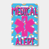 Nahrungsallergie Kinder Warnhinweis Ausweis (Rückseite)