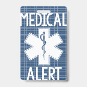 Nahrungsallergie Kinder Warnhinweis Ausweis (Back)