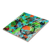 Nahrungsbekämpfung Graffiti Abstrakt Fliese (Seite)