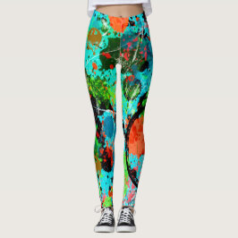 Nahrungsbekämpfung Graffiti Abstrakt Leggings