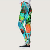 Nahrungsbekämpfung Graffiti Abstrakt Leggings (Links)