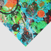 Nahrungsbekämpfung Graffiti Abstrakt Seidenpapier (Ausschnitt)