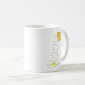 Nahrungsbekämpfung - Käse gegen Ei. Kaffeetasse (VorderseiteRechts)