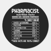 Nahrungsergänzungsmittel Pharmacy Tec Runder Aufkleber (Vorderseite)