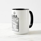 Nahrungsfakte für Libra Tasse (VorderseiteRechts)