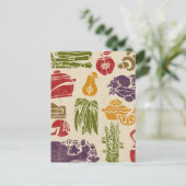 Nahrungsfeier Rezept Postkarte (Stehend Vorderseite)