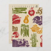 Nahrungsfeier Rezept Postkarte (Vorne/Hinten)