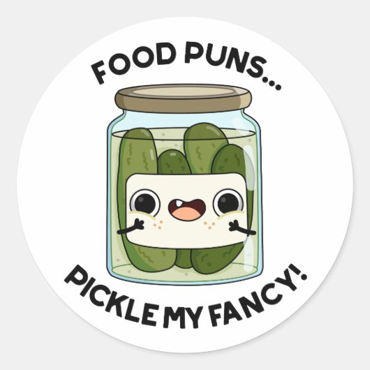 Nahrungskanone pflücken meinen Extravaganten Funny Runder Aufkleber (Vorderseite)