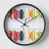 Nahrungsküche Natürliche farbige Wall-Uhr Uhr (Vorderseite)