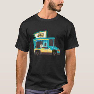 Nahrungsmittel für Lastkraftwagen im mobilen Resta T-Shirt