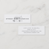 Nahrungsmittel-LKW-MiniVisitenkarten Mini Visitenkarte (Vorne/Hinten)