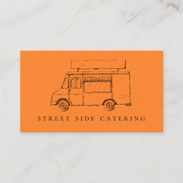 Nahrungsmittel-LKW-Orangen-Visitenkarten Visitenkarte