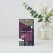 Nahrungsmittel- und Getränkeindustrie Visitenkarte (Stehend Vorderseite)